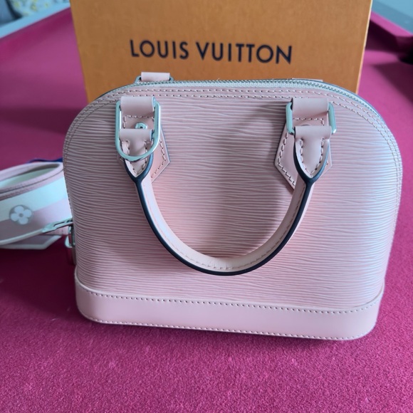 Louis Vuitton Alma BB Epi Shoulder Bag Pink - Picture 6 of 12